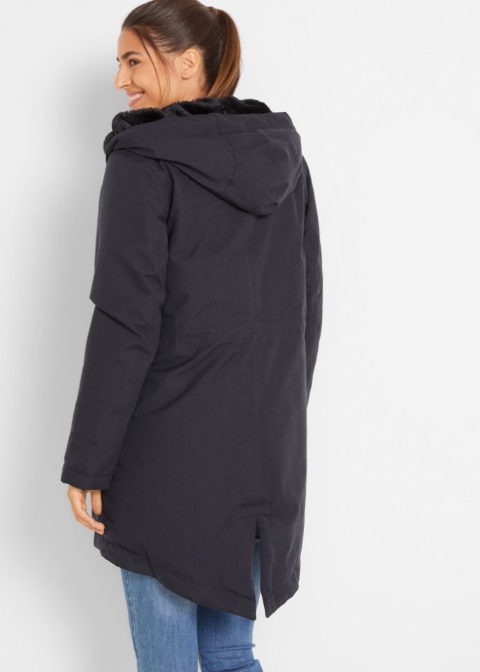 Funktions-Parka mit Teddyfleece