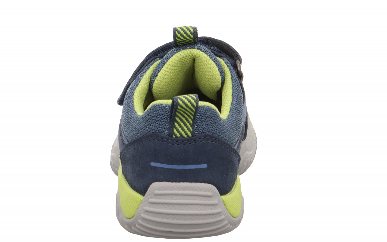 STORM - Blau/Hellgrün Sneaker low mit Klettverschluss