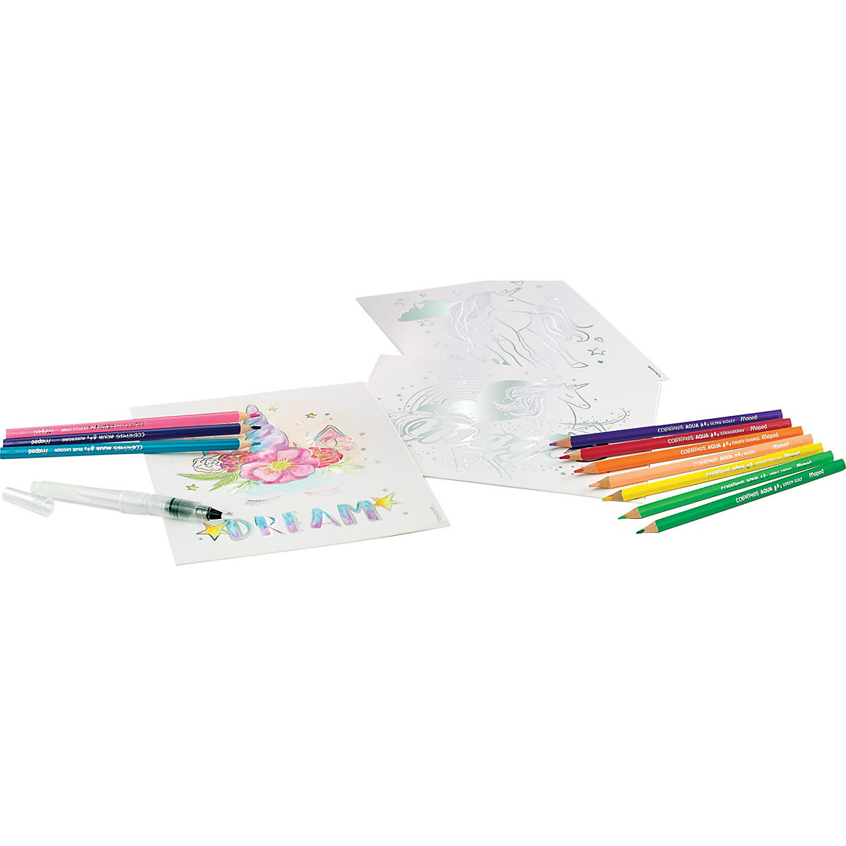 Ausmal-Set Aqua'Art - Einhorn