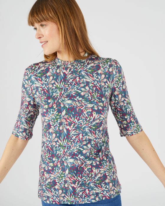 Tee-shirt fibres viscose stretch Lenzing(TM) EcoVero(TM)
