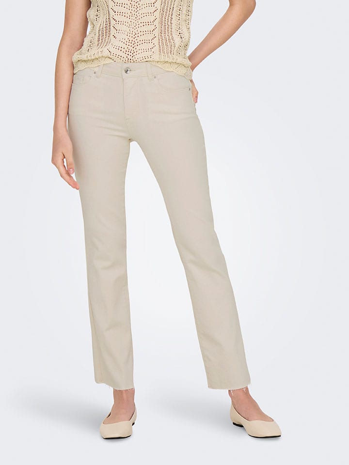 ONLY Jeans - Flared fit - in Beige günstig kaufen