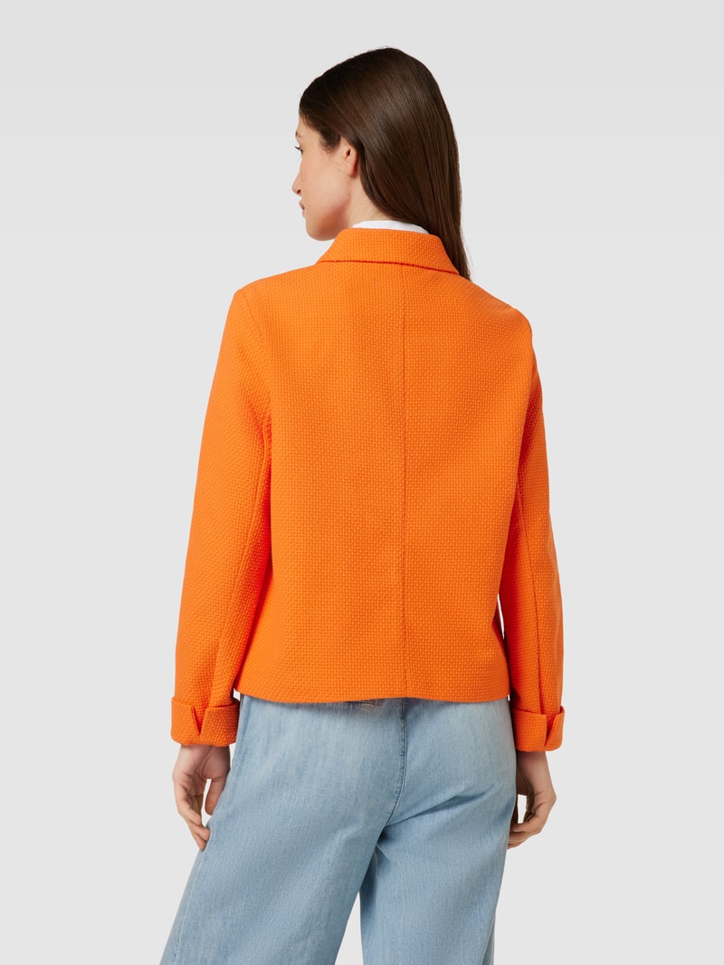 Blazer mit Knopfleiste in orange