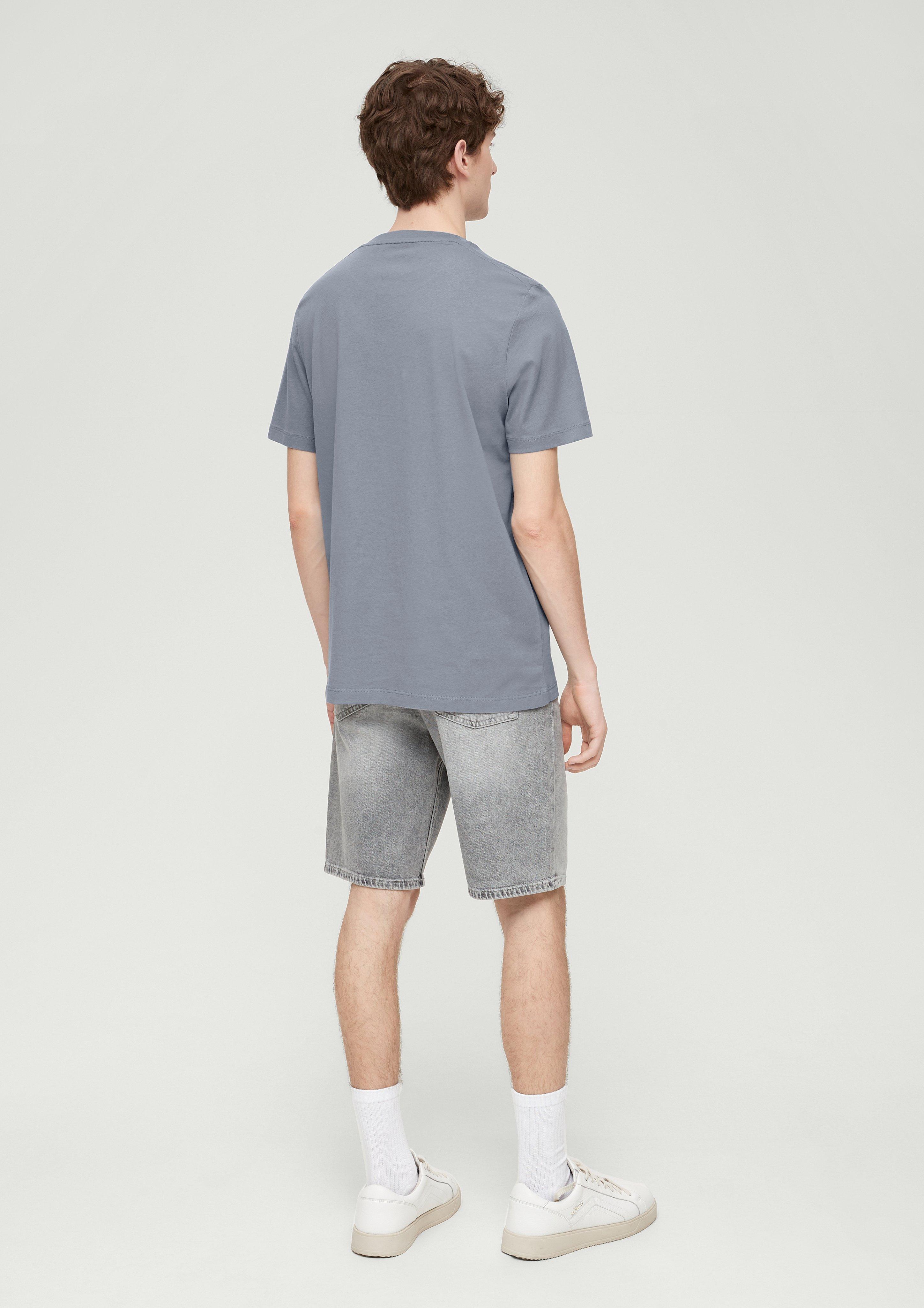 Baumwollshirt mit Frontprint  2137550-95D3