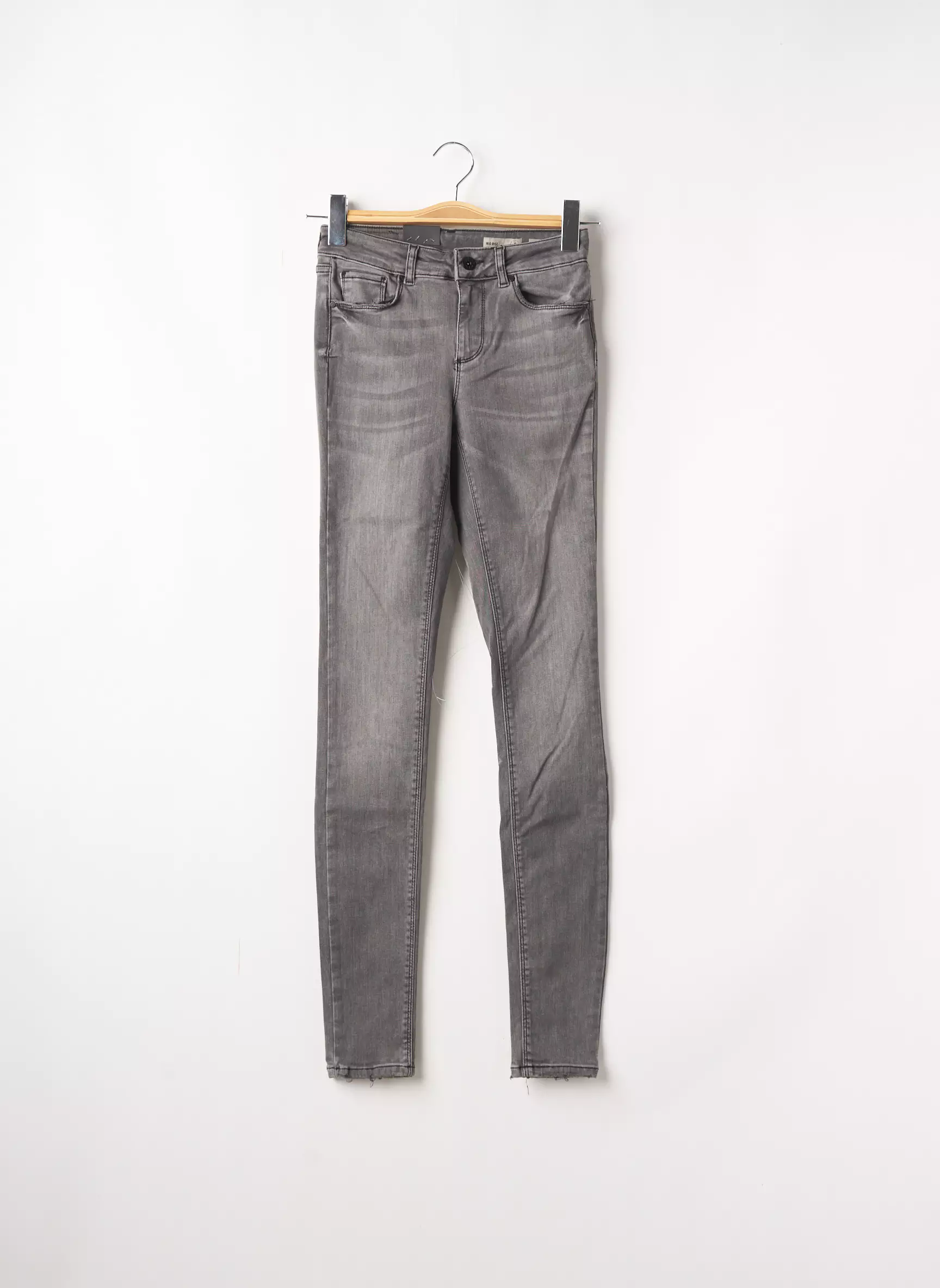 Vero Moda Jeans Skinny Femme couleur gris