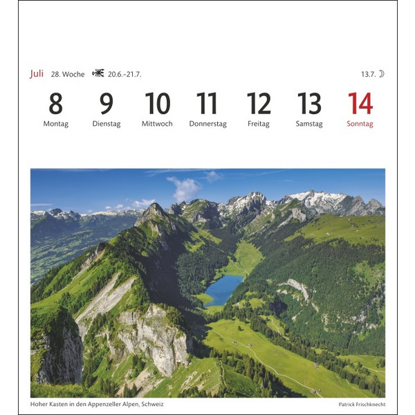ALPEN SEHNSUCHTSKALENDER 2024. 53 POSTKARTEN - Kalender