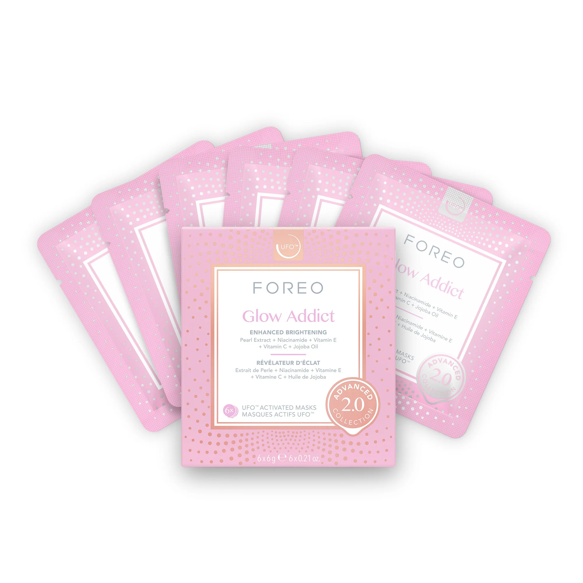 UFO Mask Glow Addict 2.0 – Leuchtende Gesichtsmaske
