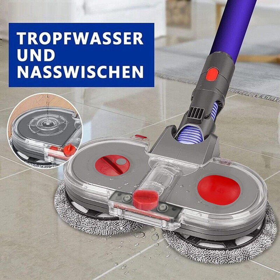 Lamon Staubsaugerdüsen-Set Elektrischer Wischaufsatz für Dyson V11 V10 V8 V7 V15 Staubsauger Set, Abnehmbarer Wassertank