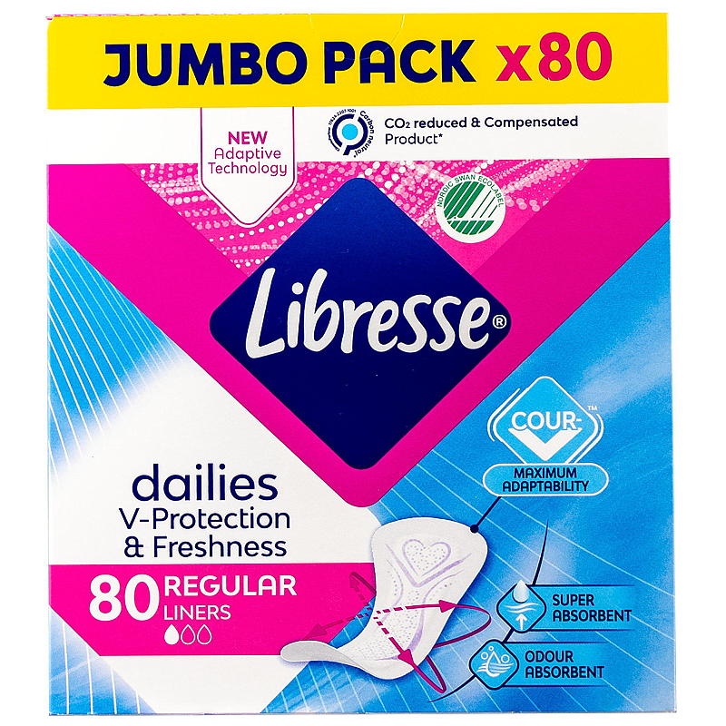 Libresse Libresse 80-pk truseinnlegg Normal
