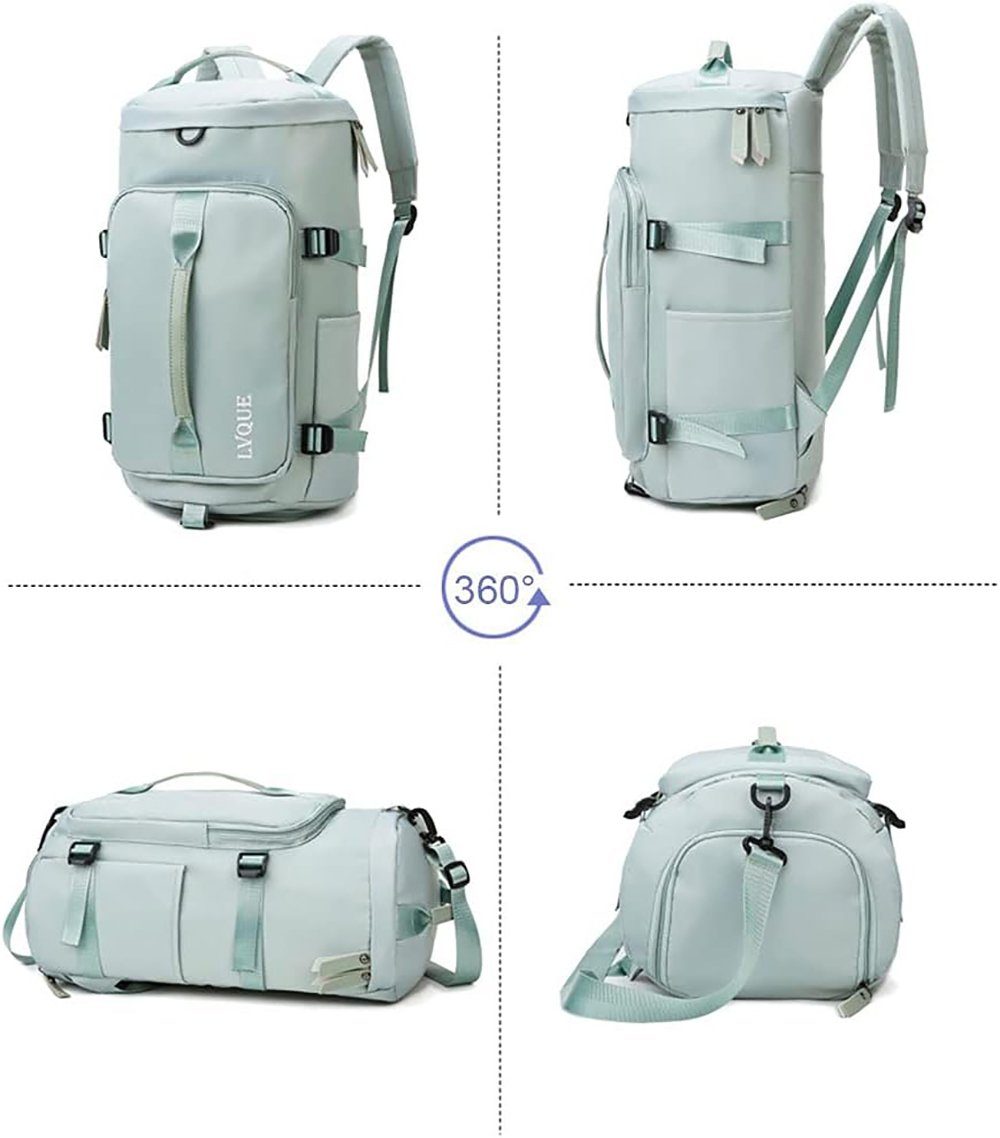 Geborgenheit Reiserucksack Handgepäck Rucksack Flugzeug Frauen Männer (Groß Reiserucksack Damen Kofferrucksack, Wasserdicht Reisetasche für Travel Backpack), für Reise Geschäftsreise Business Wandern Weekend