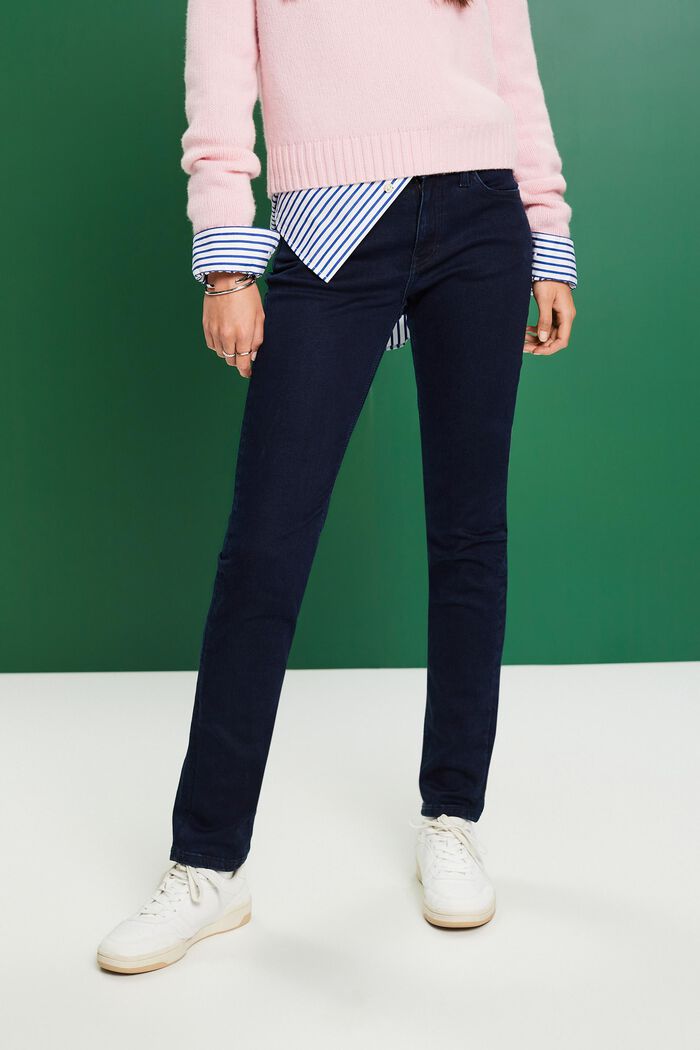 Schmale Jeans mit mittlerer Bundhöhe
