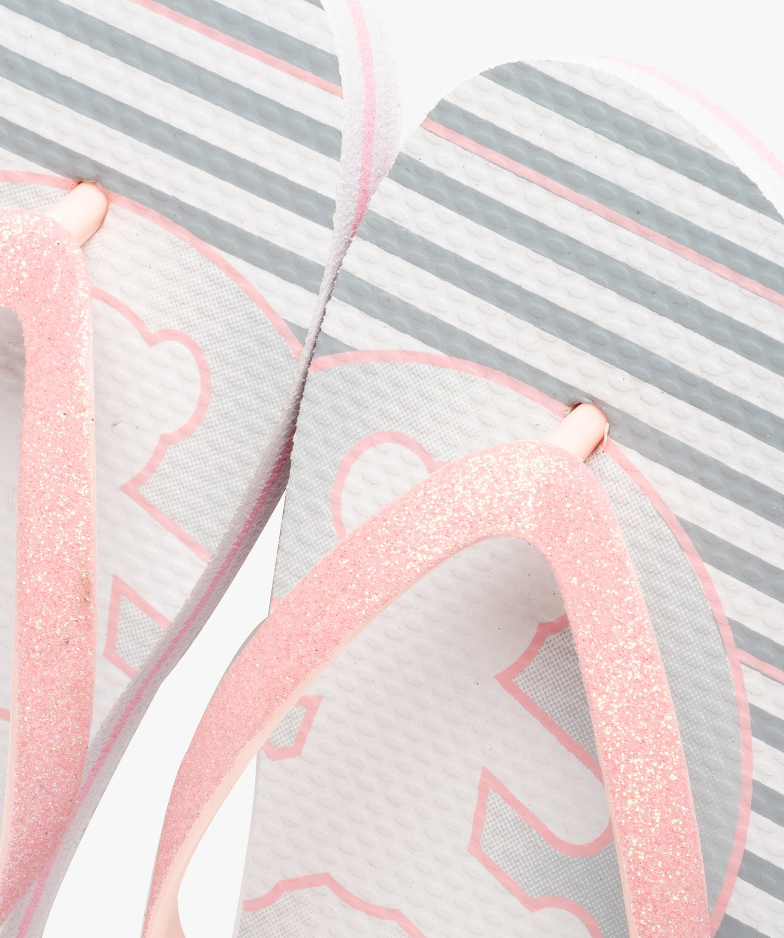 Tongs femme à brides pailletées - LuluCastagnette rose | GEMO