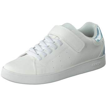 Geox J Eclyper Girl Sneaker in weiß