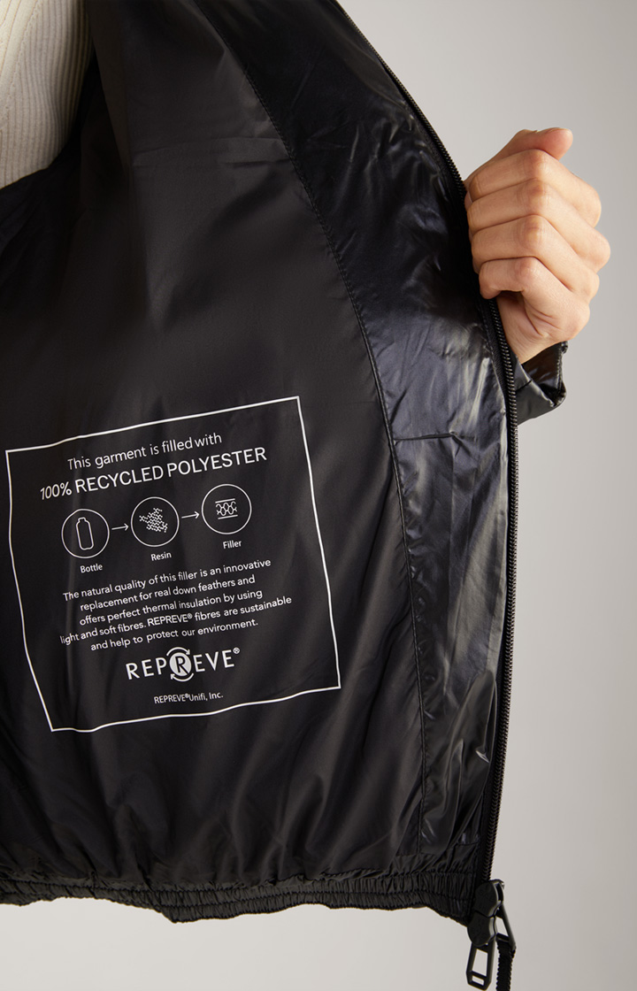 Steppjacke in Schwarz