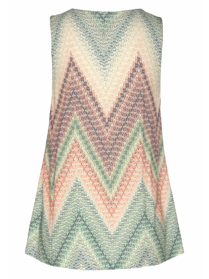 LASCANA Tanktop in grün-rost-aubergine-bedruckt günstig kaufen