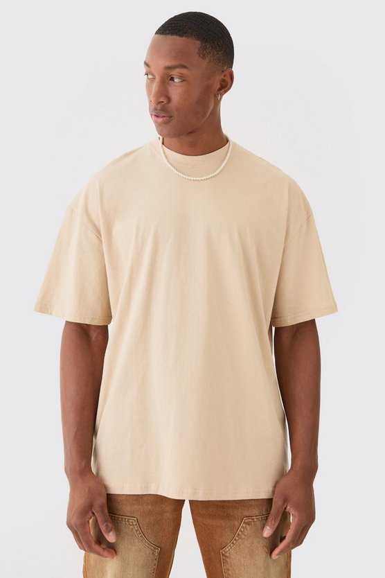 Kastiges Oversize T-Shirt mit Enlighten Print