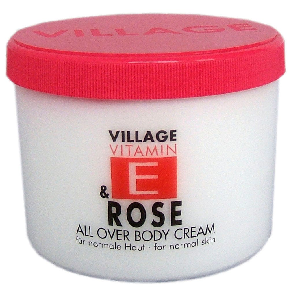 Village Vitamin E & Rose Bodycream 500 ml