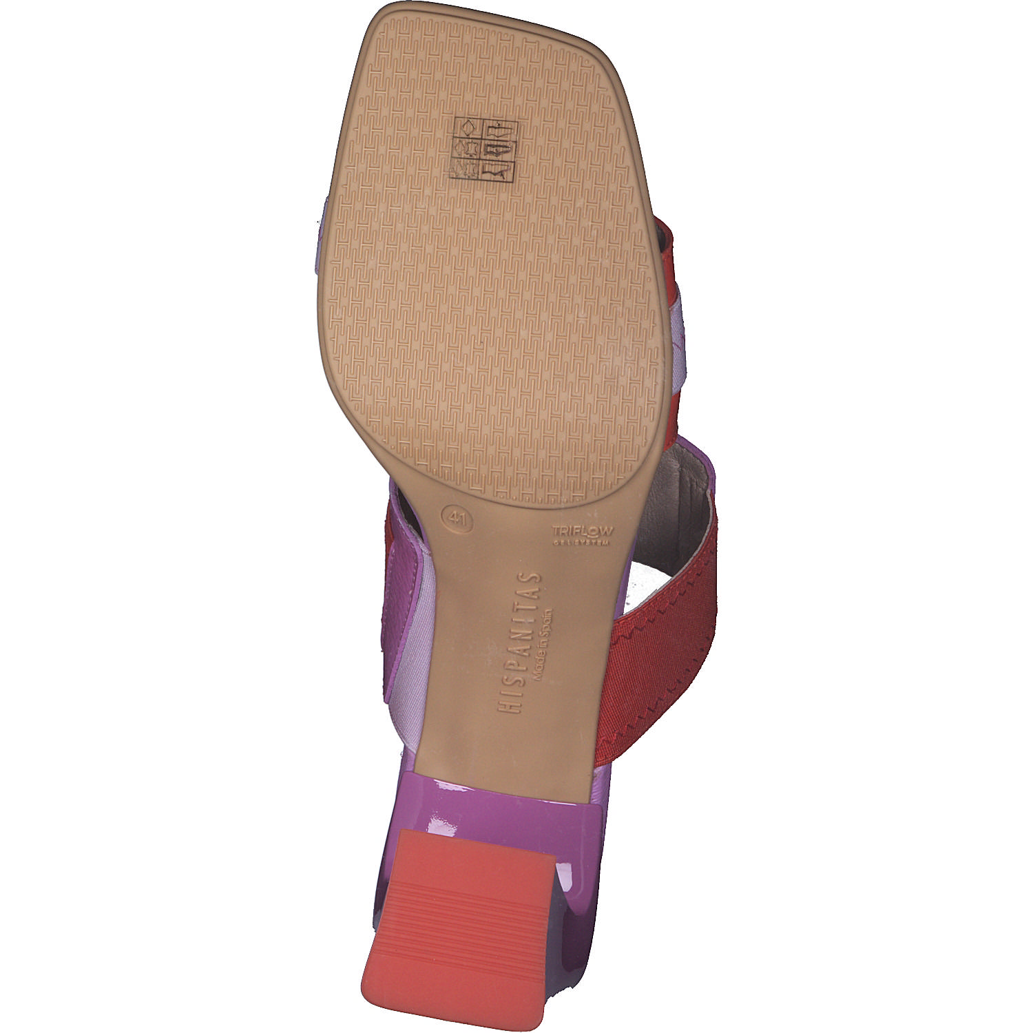 Hispanitas Schuhe Mallorca HV243327, Plateau-Pantoletten, Damen, Pink Lila