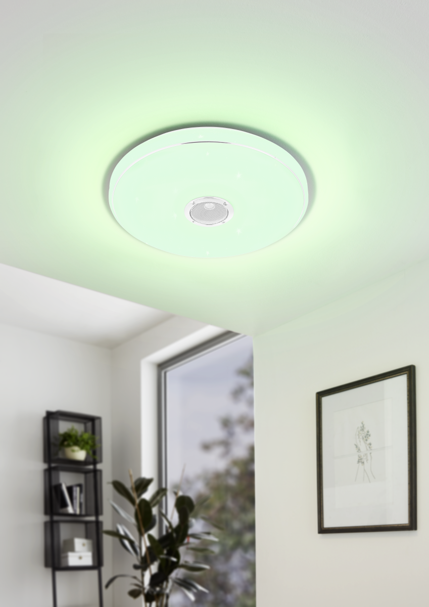EGLO LED Deckenleuchte Milazzo Weiß