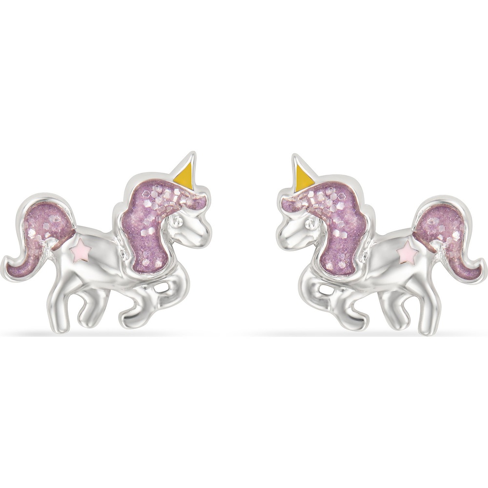 FAVS Boucles d'oreilles à fermoir à poussette 925 Argent Boucles d'oreilles
