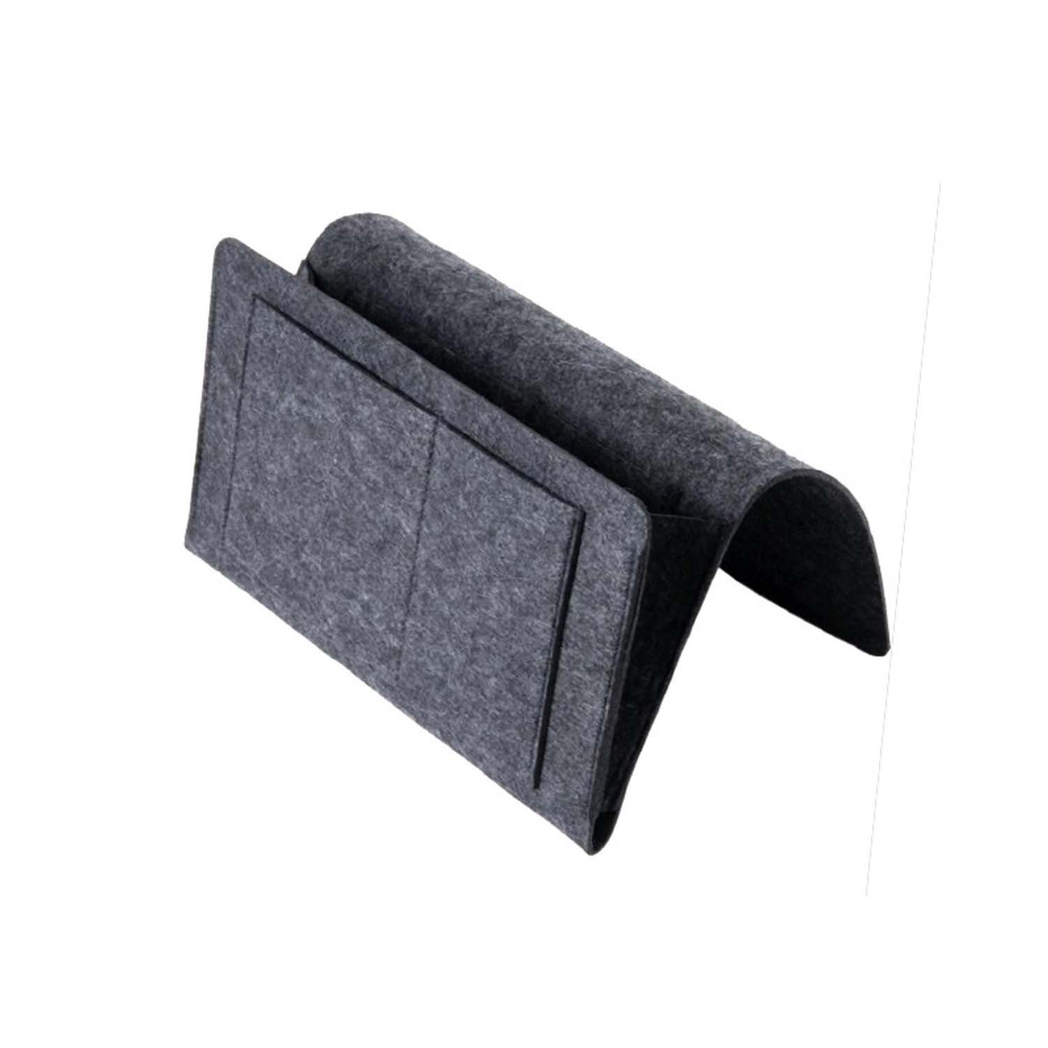 flowgoer Betttasche Nachttisch-Aufbewahrungstasche aus Filz, 32 cm