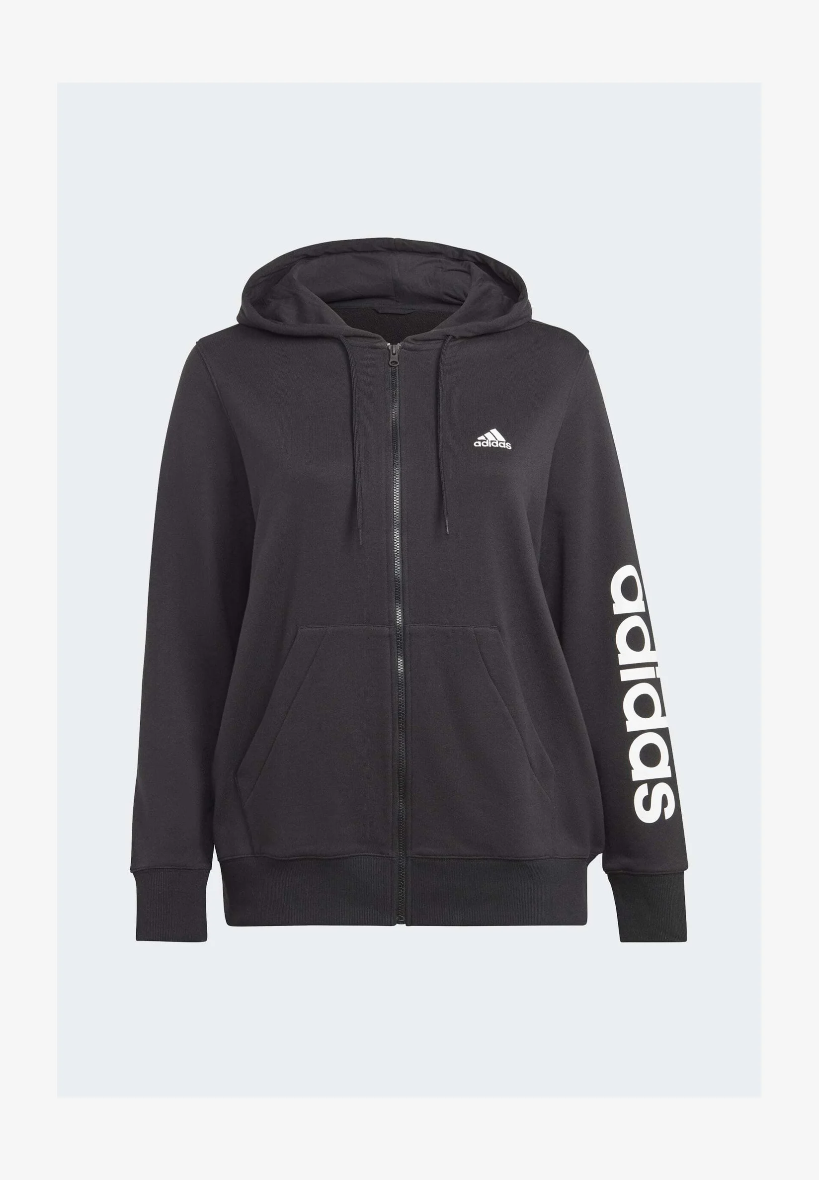 adidas Sportswear ESSENTIALS LINEAR FULL-ZIP PLUS Tamaño - Sudadera con cremallera