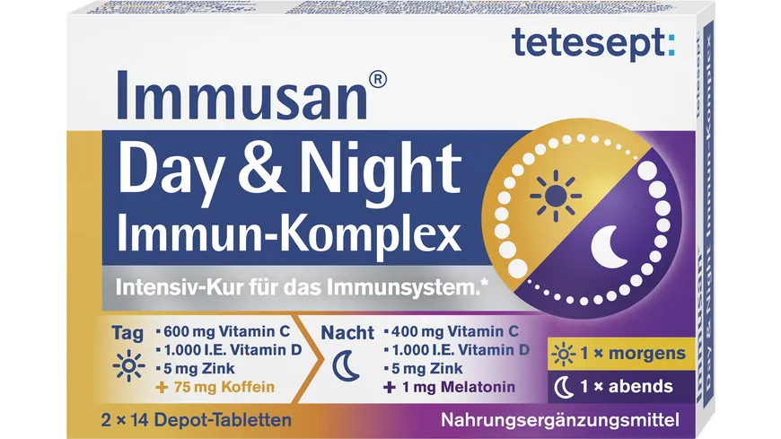 tetesept Immusan® Day & Night Immun-Komplex
