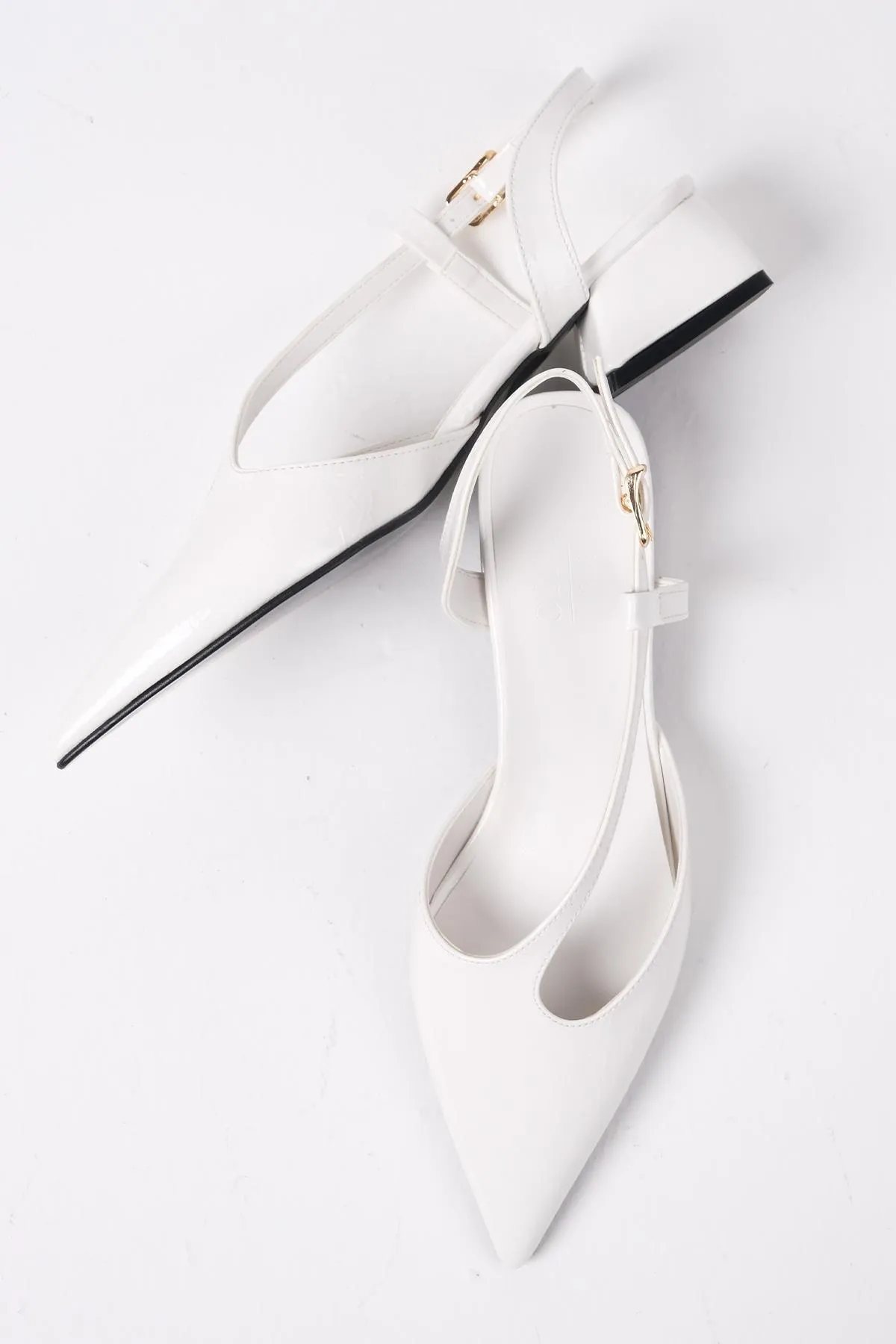 Mio Gusto  High Heels - Weiß - Blockabsatz
