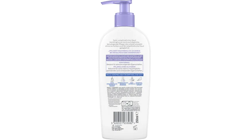 Mixa Panthenol Comfort Body Balsam 250 ml