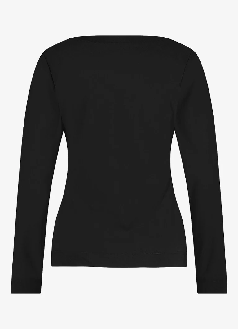 Studio Anneloes Sydney long-sleeved shirt with boat neckline