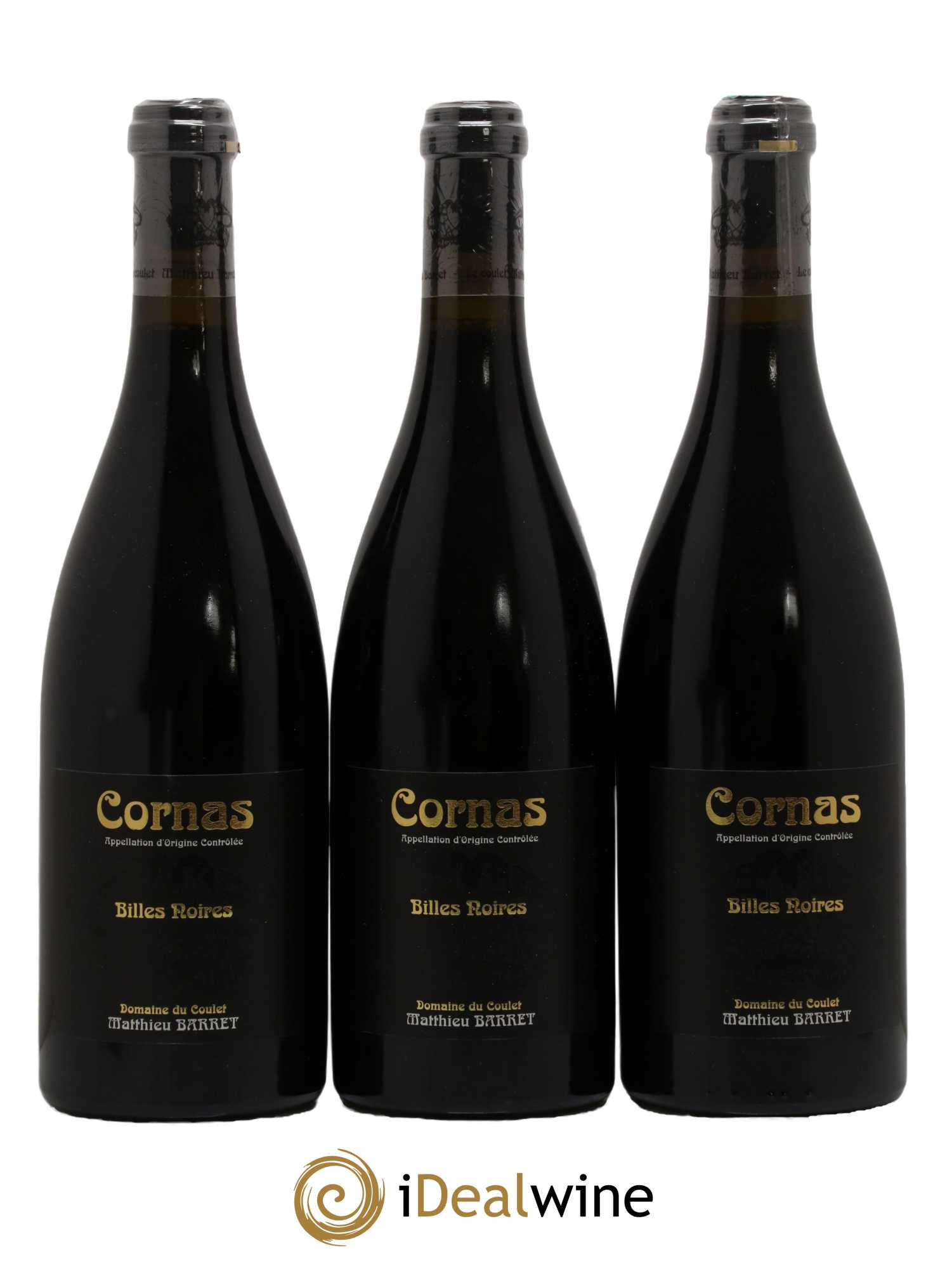 Cornas Billes Noires Coulet (Domaine du) - Matthieu Barret  2014 - Lot de 3 Bouteilles