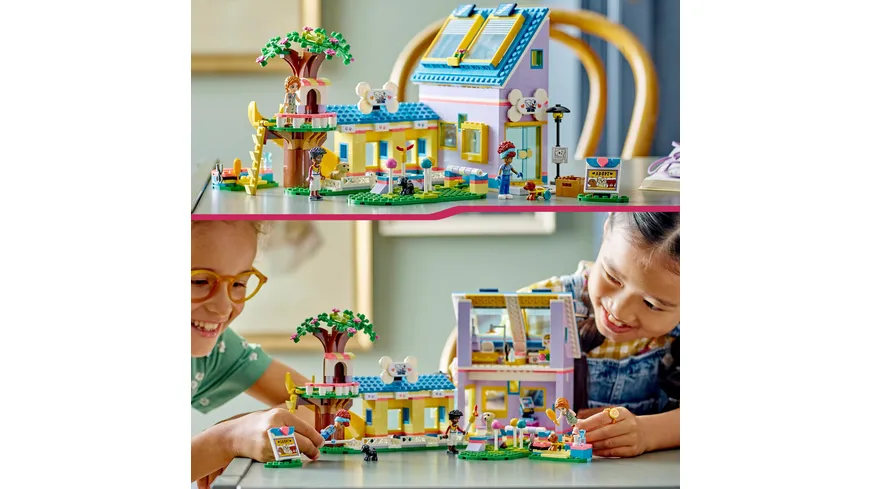LEGO Friends 41727 Hunderettungszentrum, Tierarzt Spielzeug für Kinder