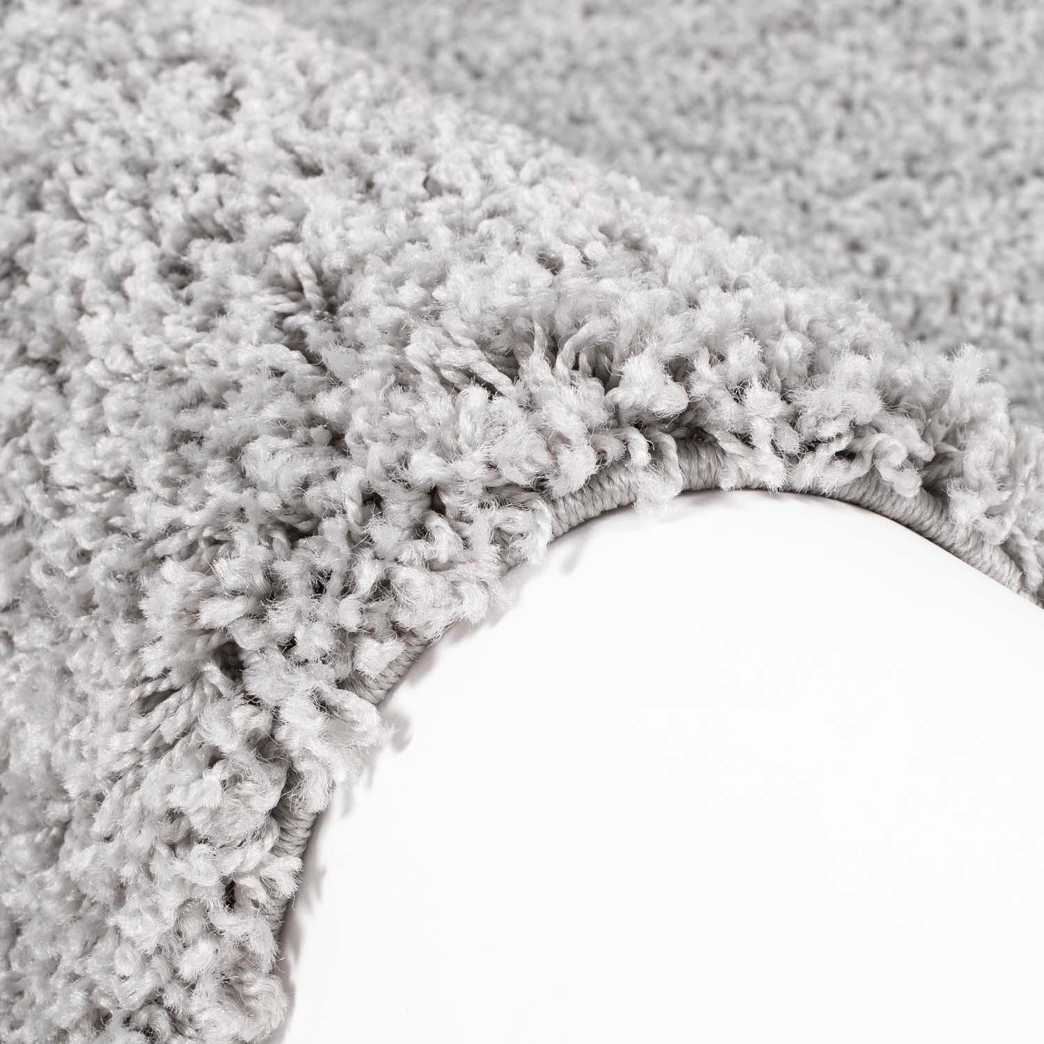 Hochflor-Teppich Shaggi uni 500, Carpet City, rechteckig, Höhe: 30 mm, Shaggy-Teppich, Uni Farben, Langflor, Weich