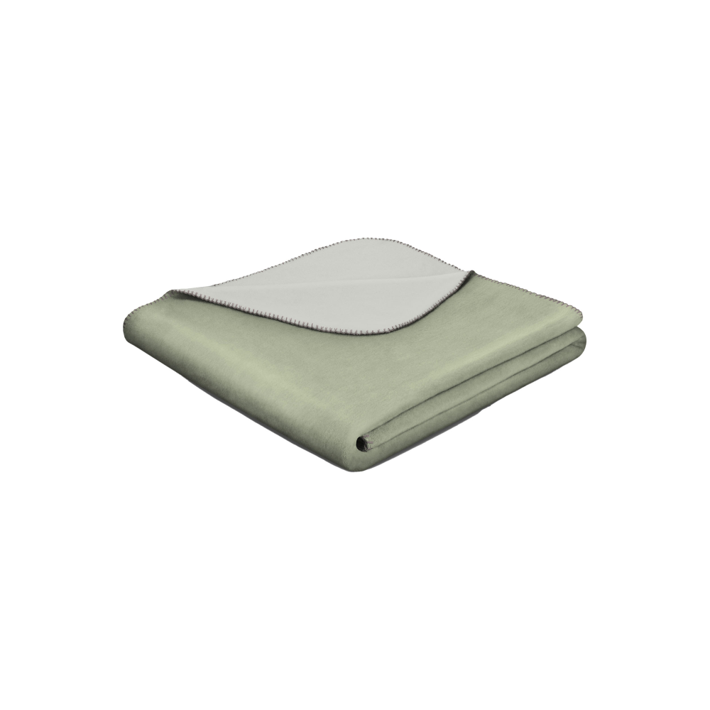 Wendeplaid Basic Soft salvia/silber