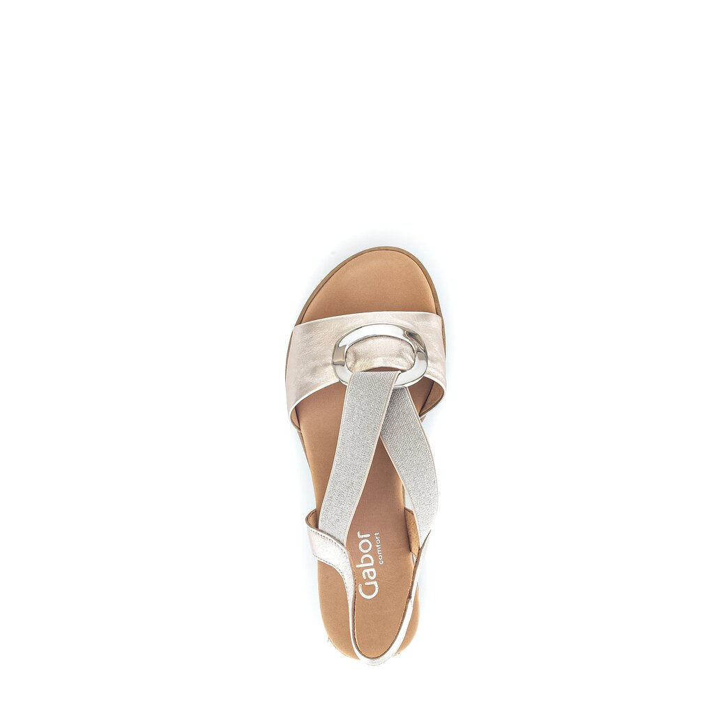 Gabor comfort Keilsandalette gold