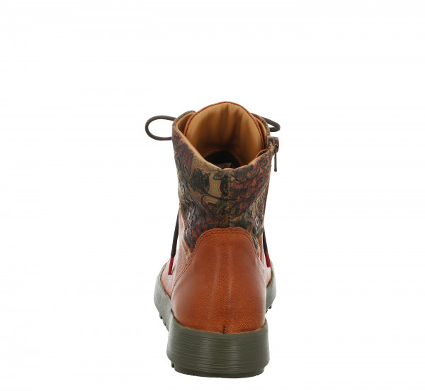 COMODA Schnürboots - Kastanie/Kombi