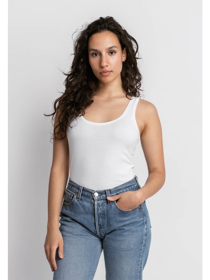 SNOCKS Tank Top aus Bio-Baumwolle 2 Stück in Weiß günstig kaufen