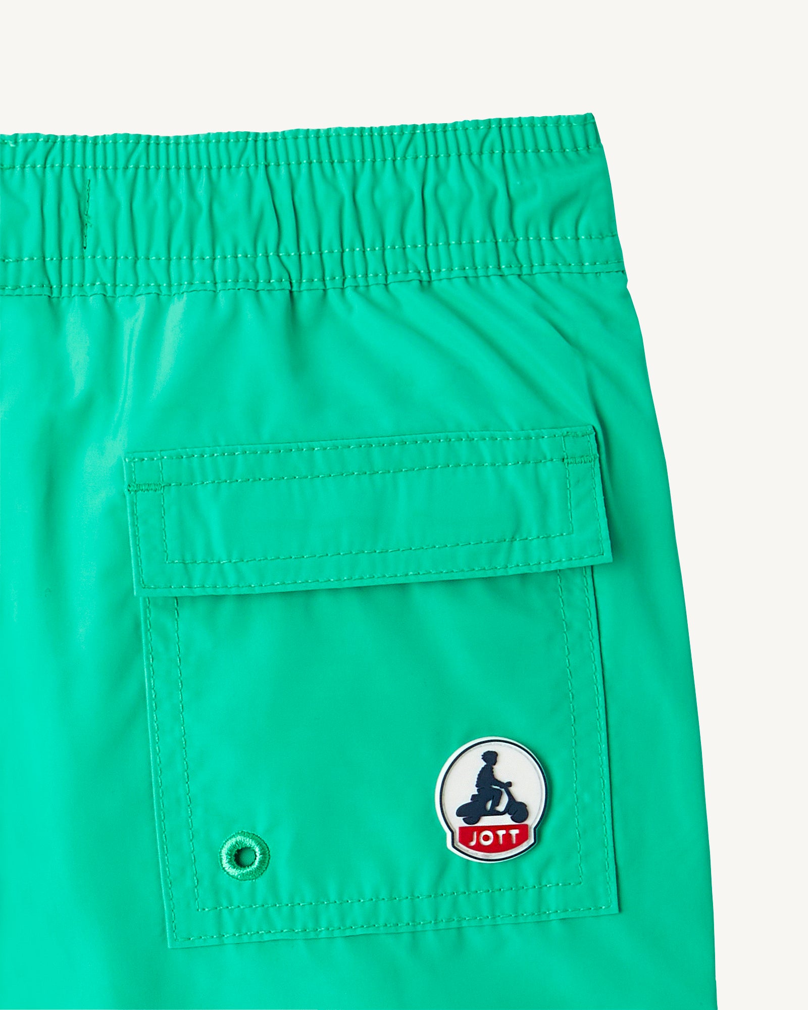 Short de bain Vert/Funday blanc enfant Cassis