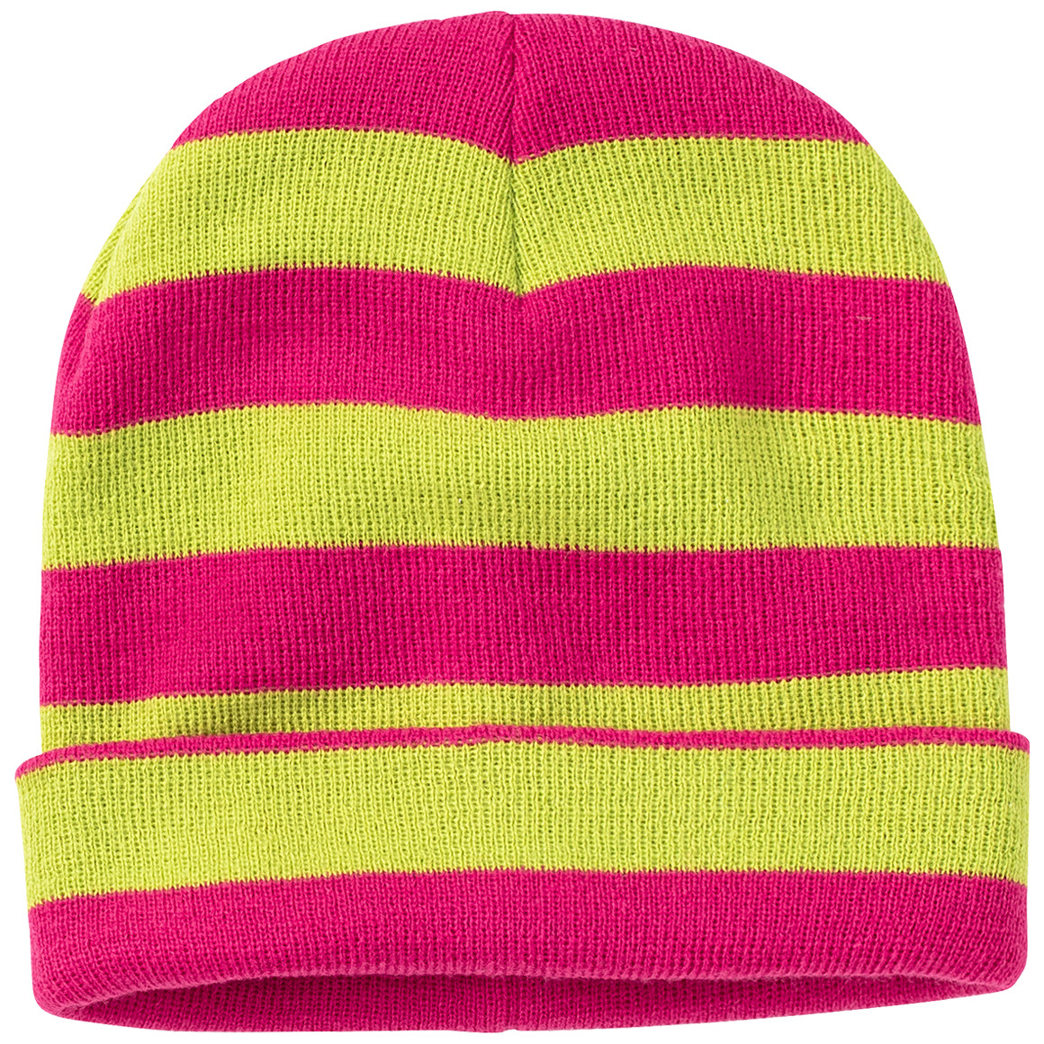 Mädchen Strickmütze mit Streifen