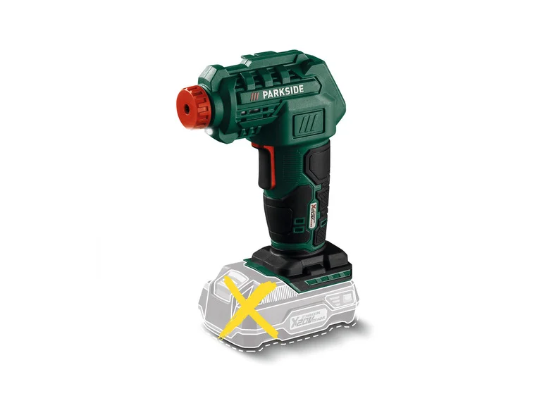 Compressor/Bomba de Ar Sem Fio PARKSIDE® PAK 20-Li B2, 20 V