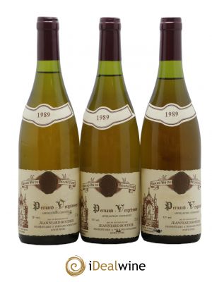 Pernand-Vergelesses Domaine Jeanniard Boudier 1989 - Lot de 3 Bouteilles