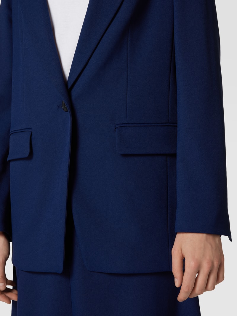 Blazer mit Pattentaschen Modell 'GLENDALE' in marineblau