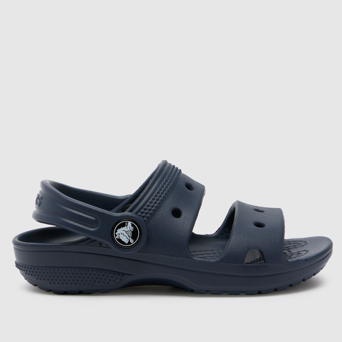Crocs marinblå klassiska sandaler för småbarn