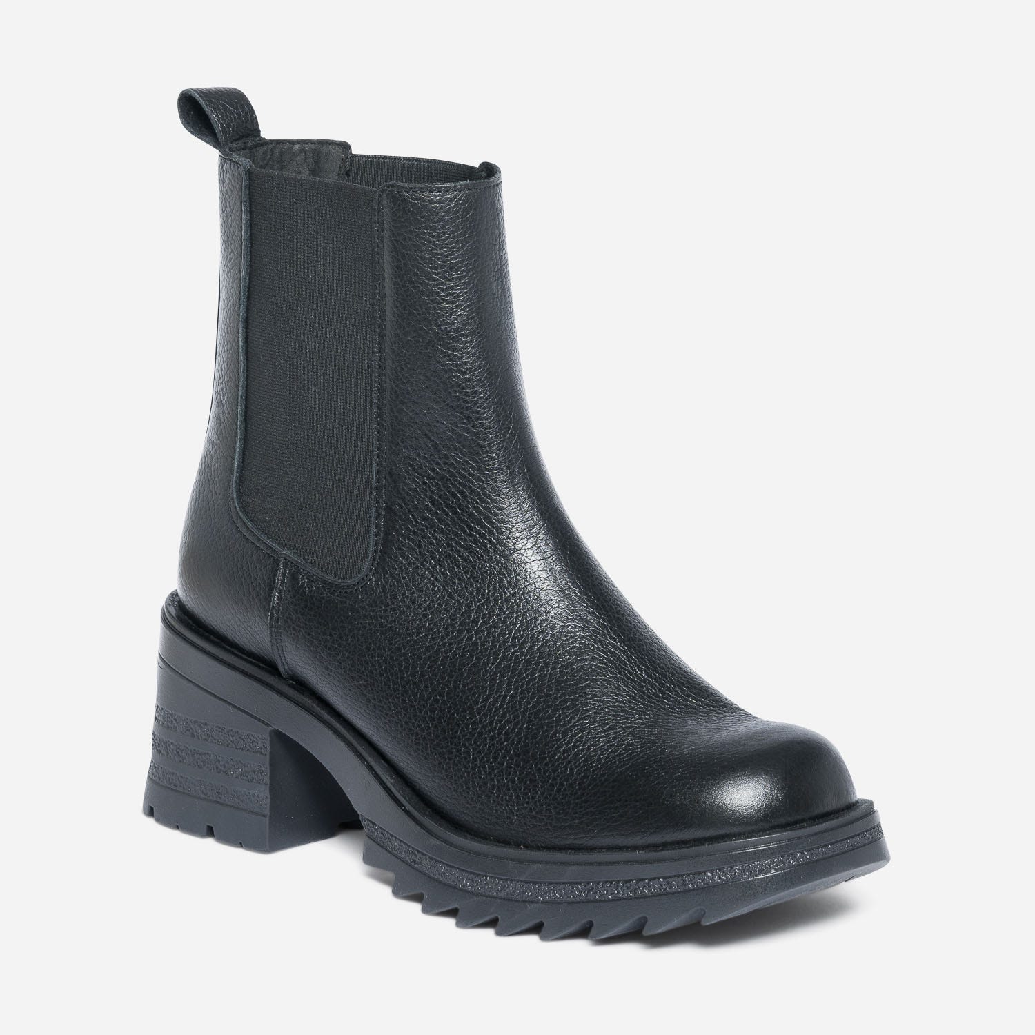 Chelsea boots TEXTO noir en cuir