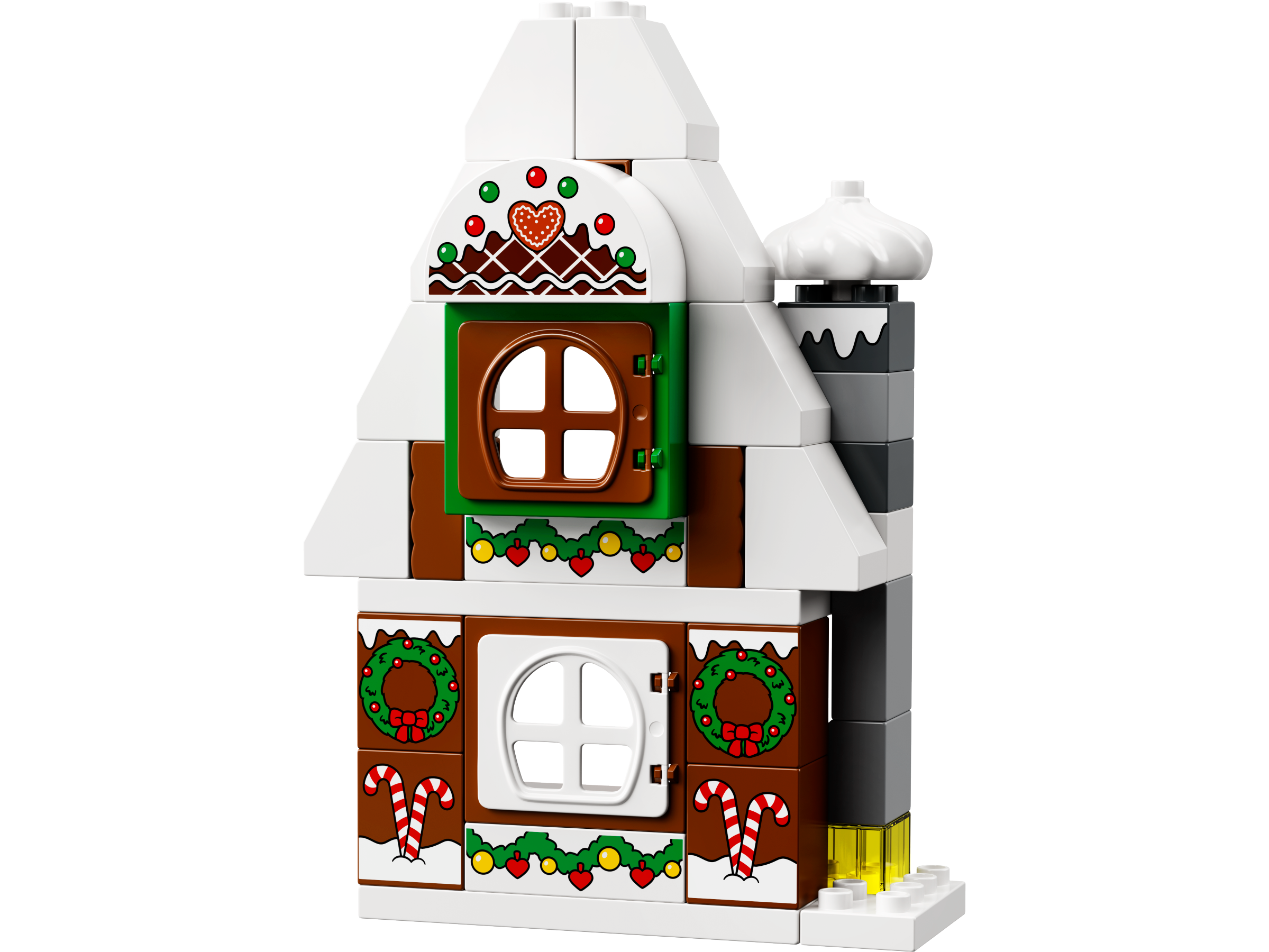 Lebkuchenhaus mit Weihnachtsmann 10976