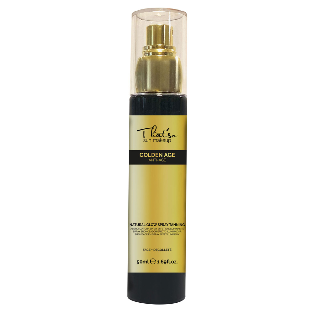 that'so Golden Age Spray bronzant hydratant et anti-âge pour le visage