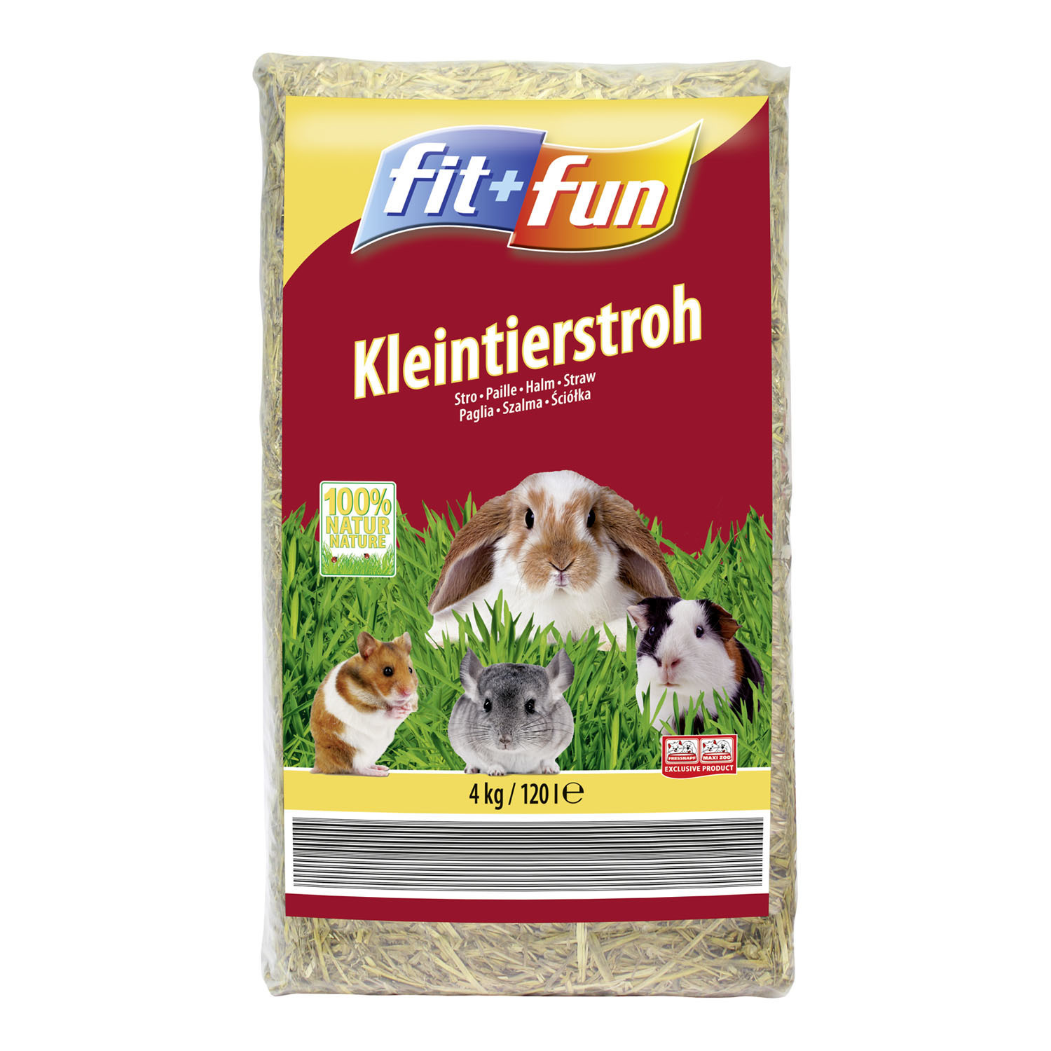 FIT+FUN Streu & Stroh FIT+FUN Kleintierstroh 4 kg