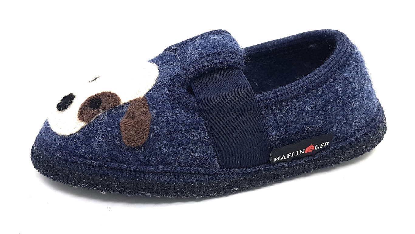 Haflinger Slipper Pets 623073 Blau 72 Jeans