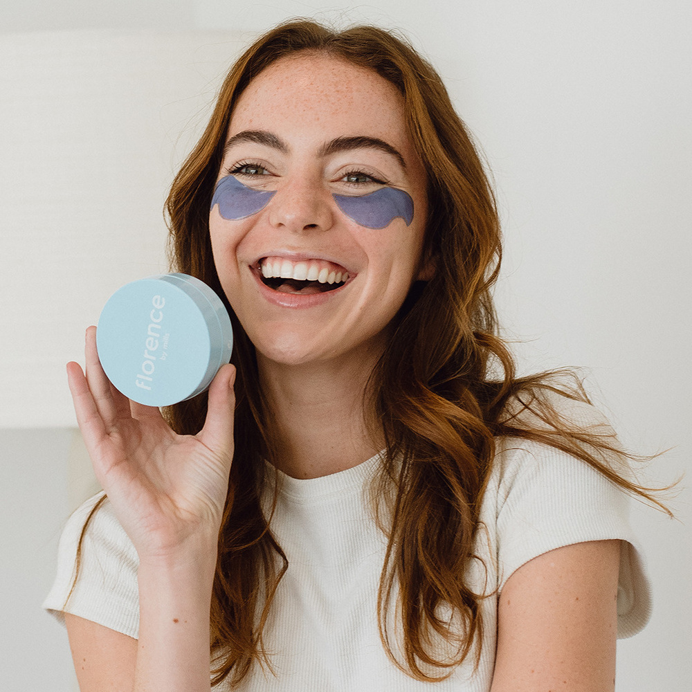 florence by mills SURFING UNDER THE EYES HYDRATING GEL PADS 15 PAIRS PATCHS YEUX HYDRATANTS