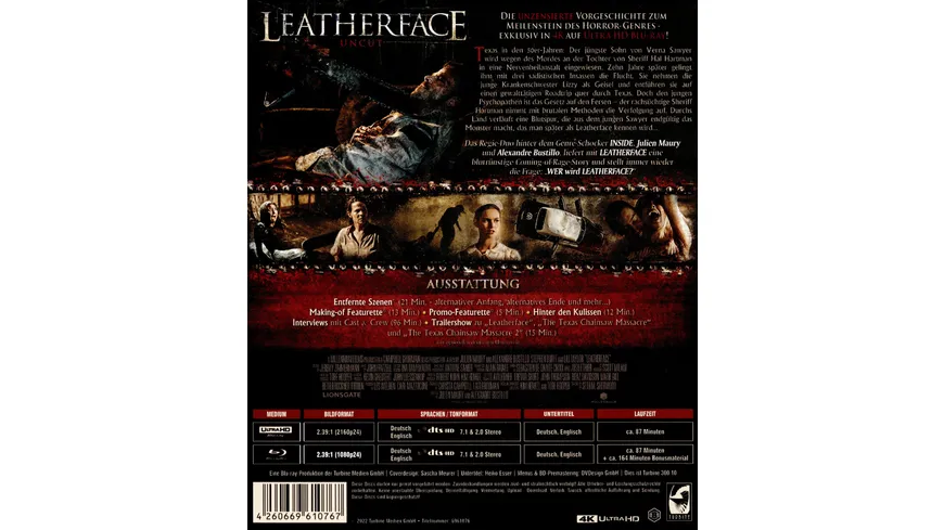Leatherface (Uncut)  (+ Blu-ray 2D)