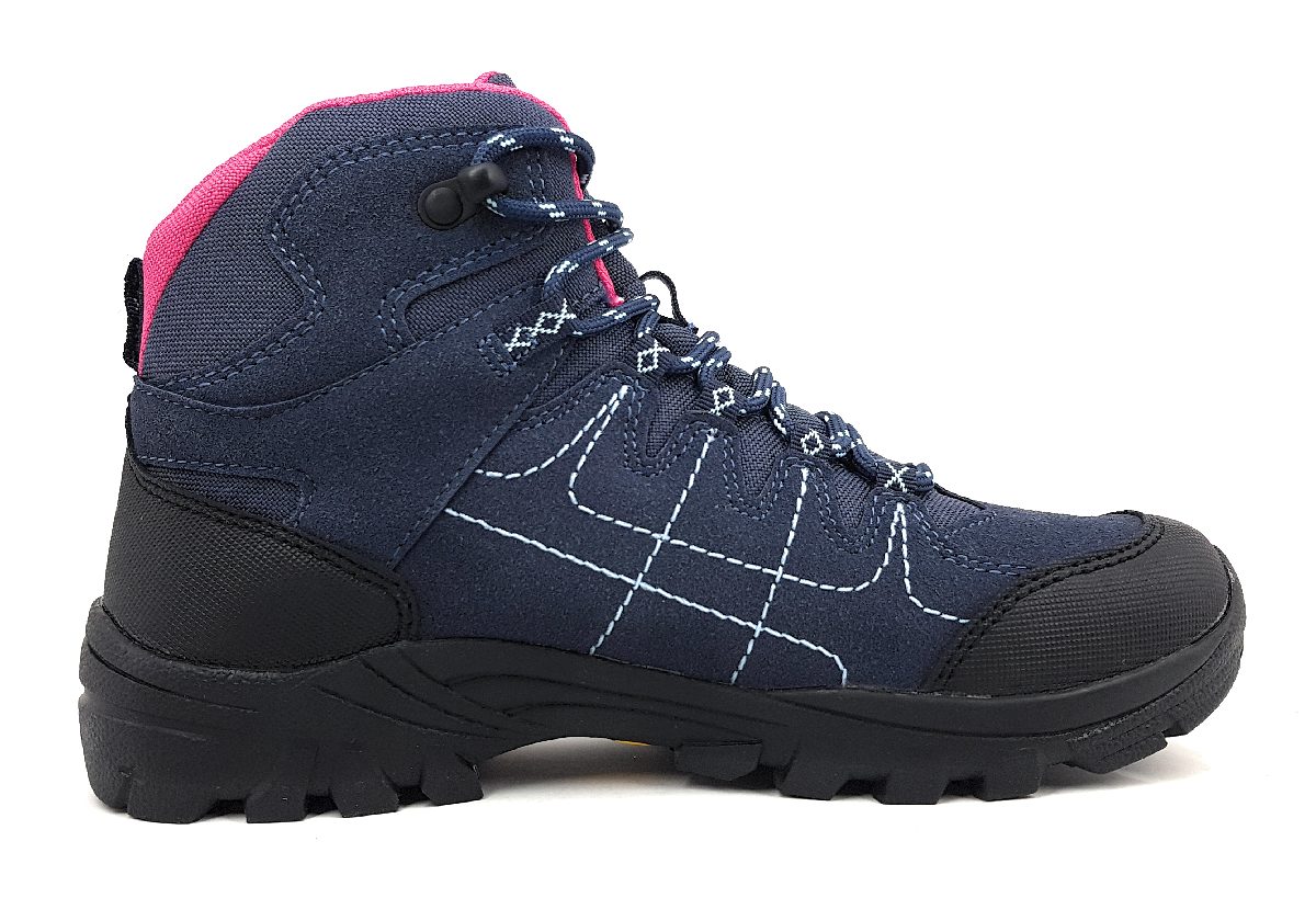 Brütting Mount Shasta Kids Hi 231110 Blau Marine/Pink/Türkis
